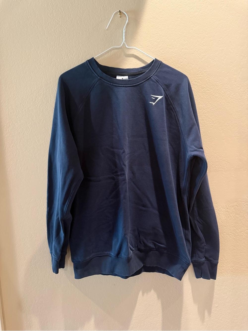 Gymshark Navy Crewneck Sweatshirt with Minimal Logo